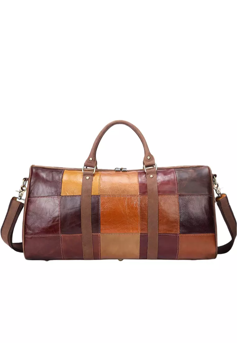 Buy Lara New Arrival Genuine Leather Travel Bags, Large Capacity