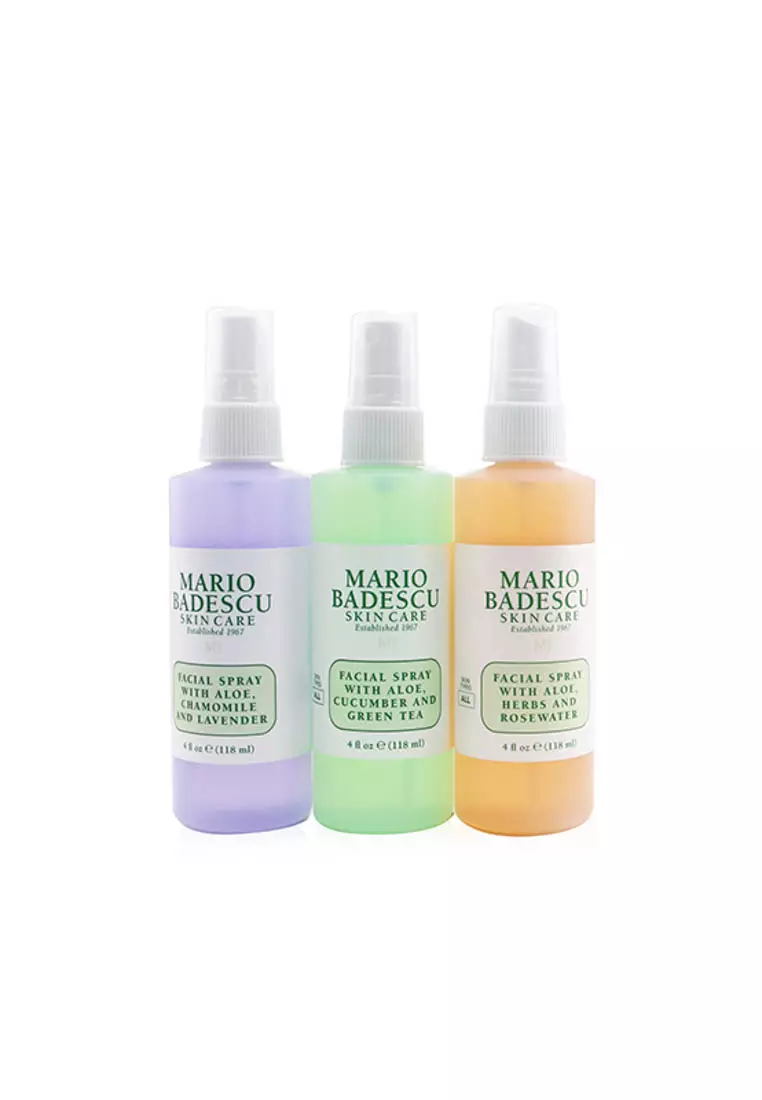 Buy Mario Badescu MARIO BADESCU - Spritz. Mist. Glow. Set: Facial Spray ...