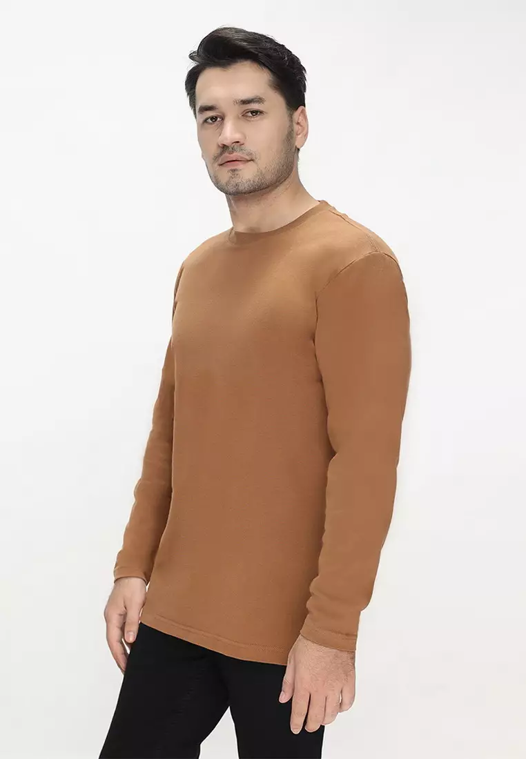 RBJ T-Shirt Cotton Lengan Panjang Pria 43026