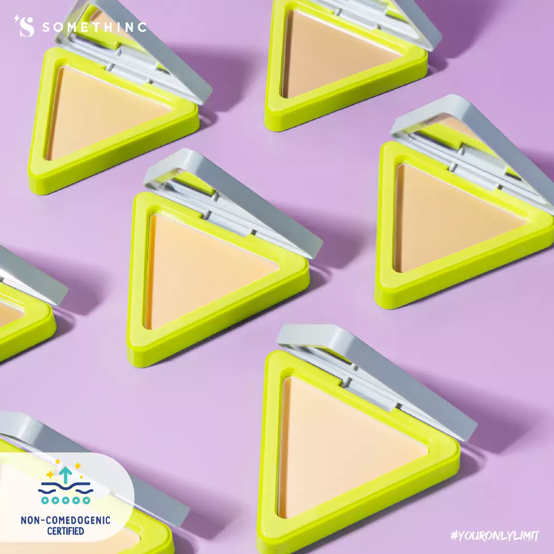 SOMETHINC DNA Airbrush Breathable Powder Foundation - Bedak Padat Neutral