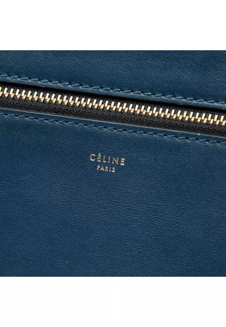 Pre-Loved Celine Medium Leather Edge Handbag