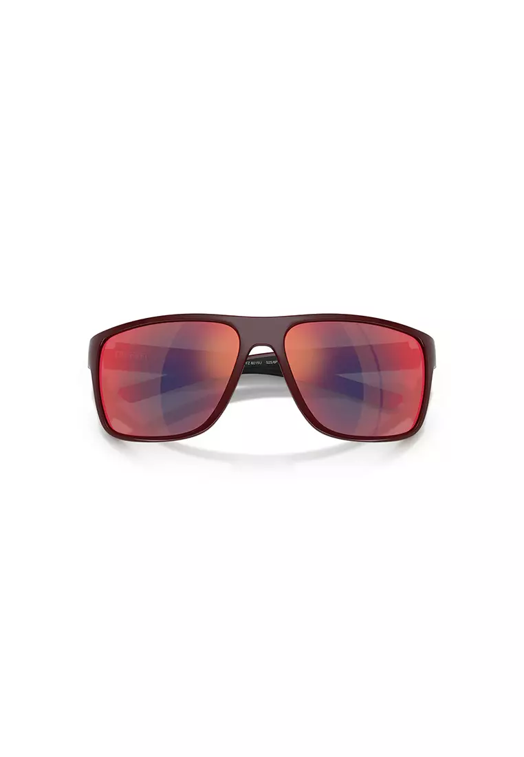 Men's Pillow Frame Red Injected Sunglasses - FZ6015U