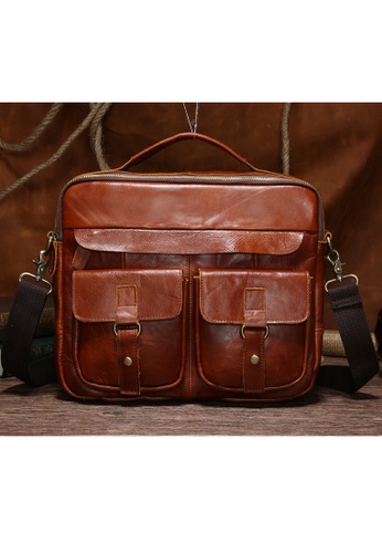 Buy Twenty Eight Shoes  Vintage Leather Business Briefcase 