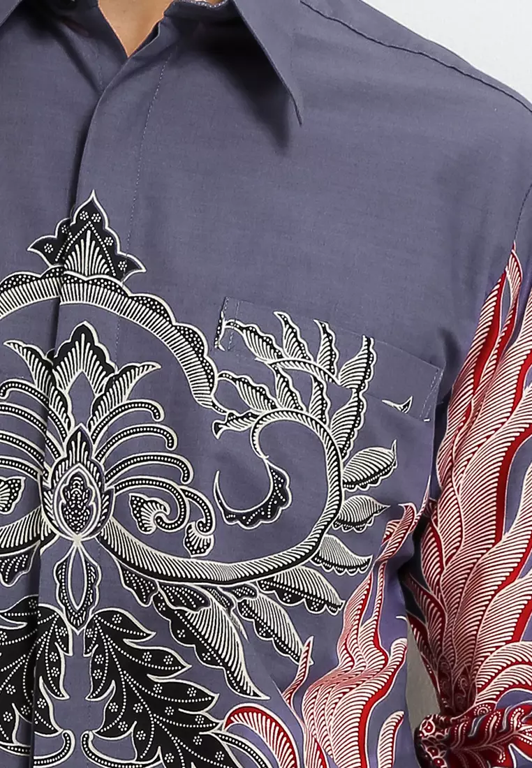 Kemeja Body Fit Batik Manuk Kembar 2