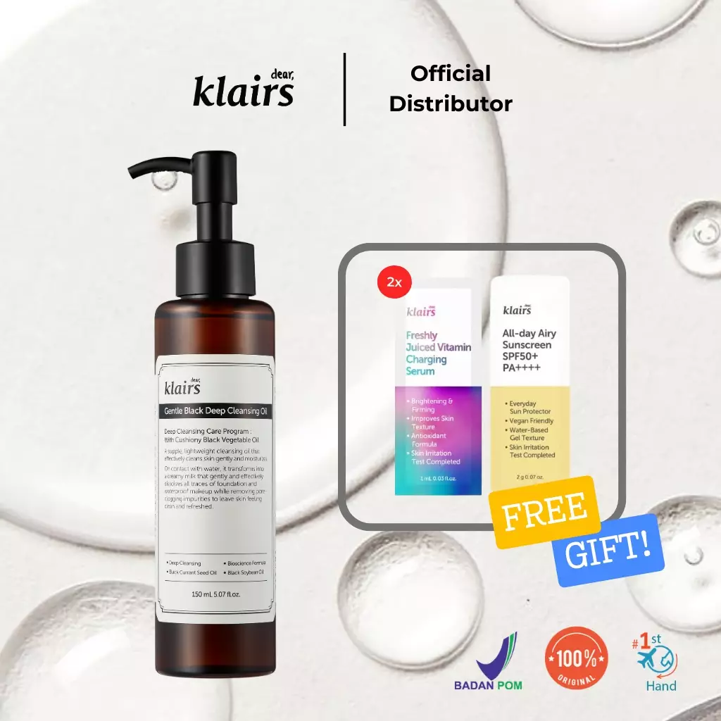 Dear Klairs Gentle Black Deep Cleansing Oil 150ml