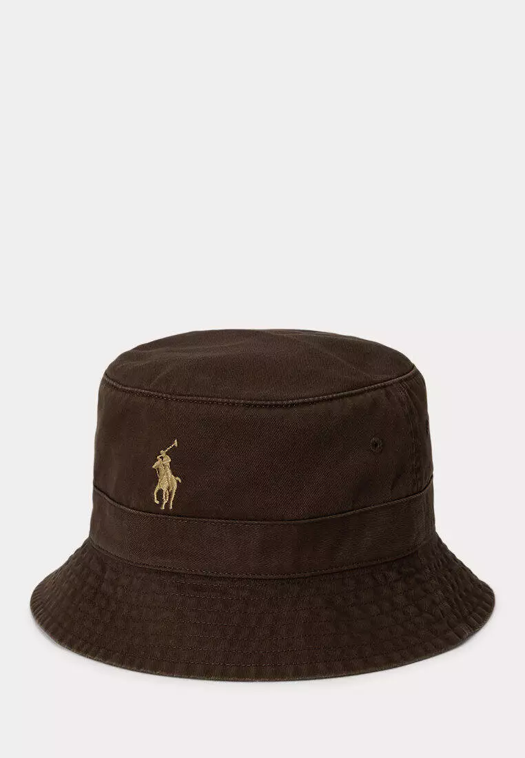Buy Polo Ralph Lauren Cotton Bucket Hat 2025 Online ZALORA