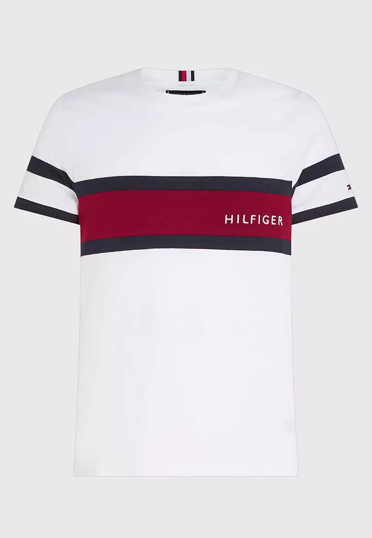 Buy Tommy Hilfiger Men's Colorblock Placement Tee 2024 Online