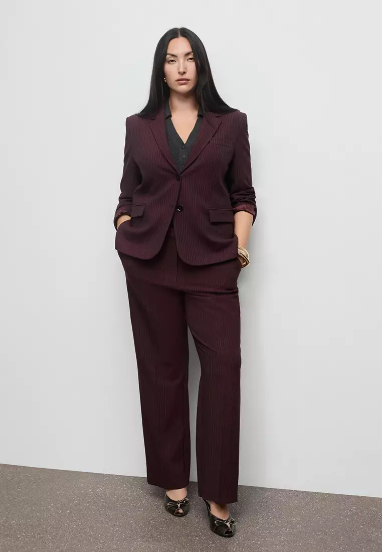 Straight-Fit Suit Jacket