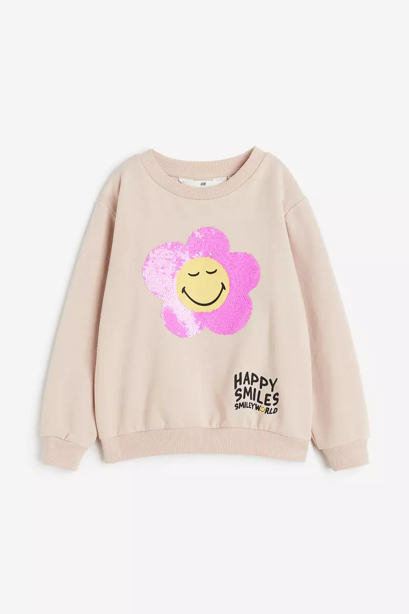 H&m happy sweatshirt discount