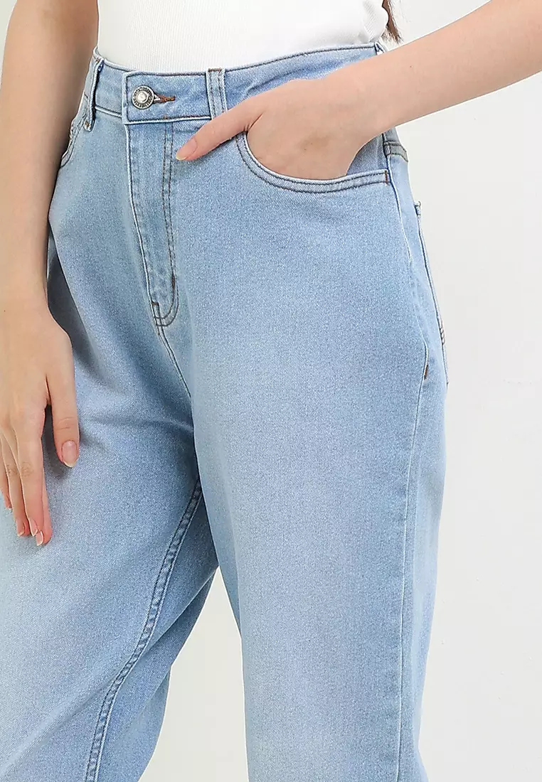 Ophelia Mom Fit Denim Pants