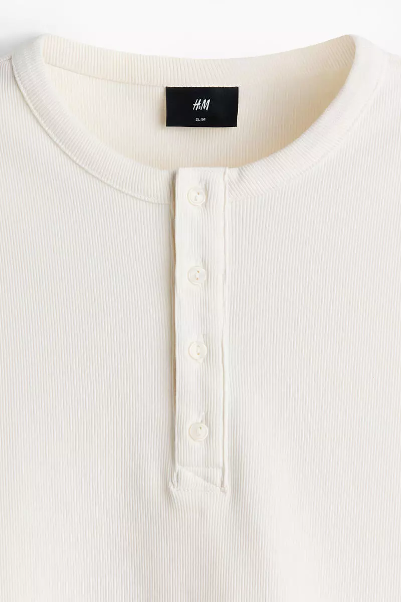 Slim Fit Henley top