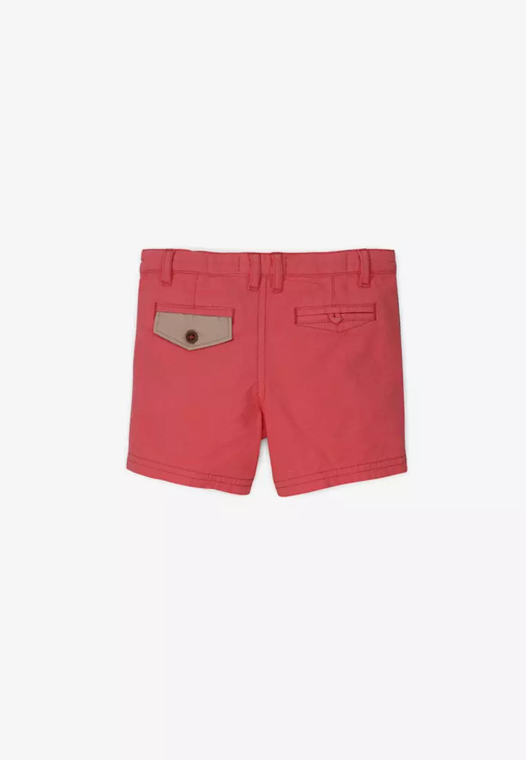 Boys red sale chino shorts