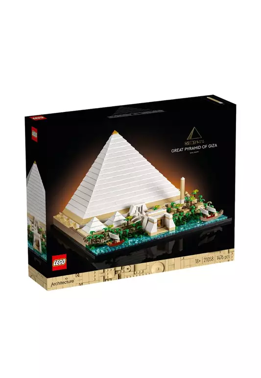 Architecture 21058 The Great Pyramids of Giza, Age 18+, Building Blocks, 2022 (1476pcs)