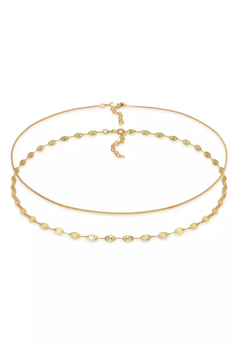 Buy ELLI GERMANY Venetian Plate Choker Necklace Online ZALORA
