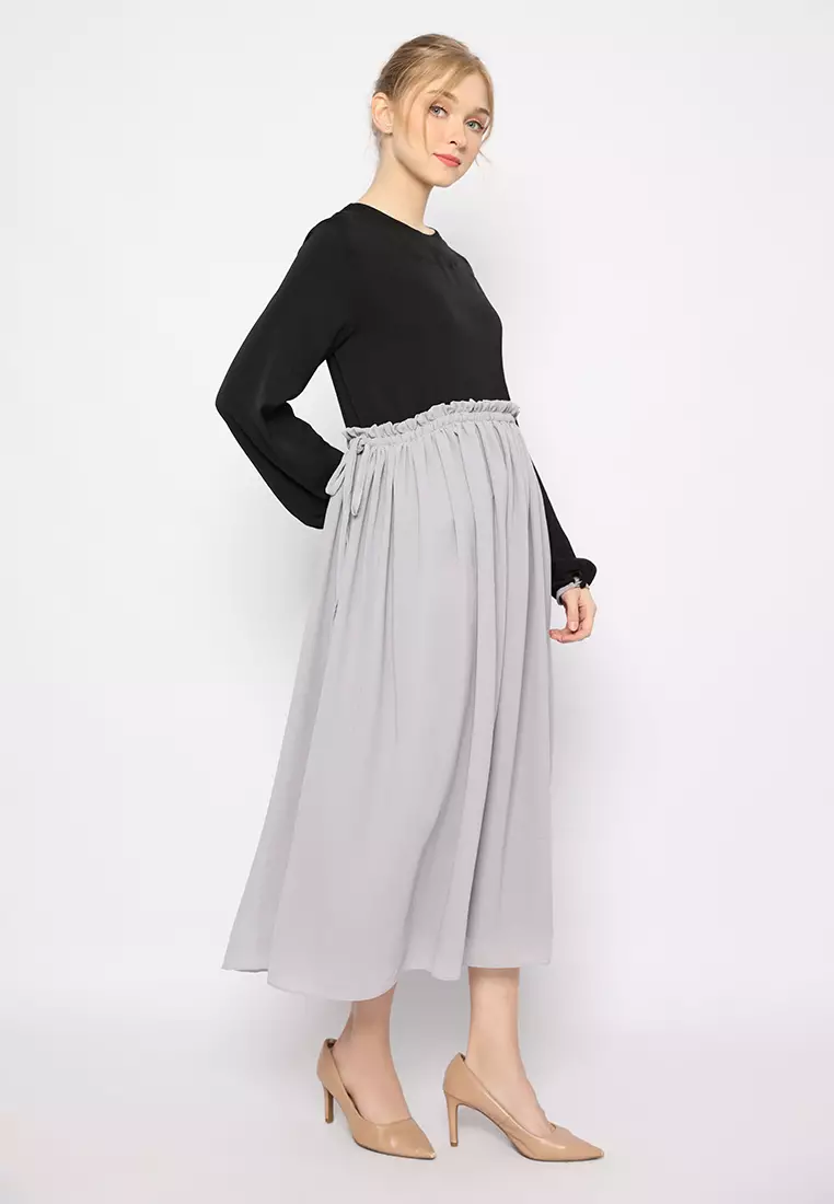 Azalea Midi Dress Cloudy Grey