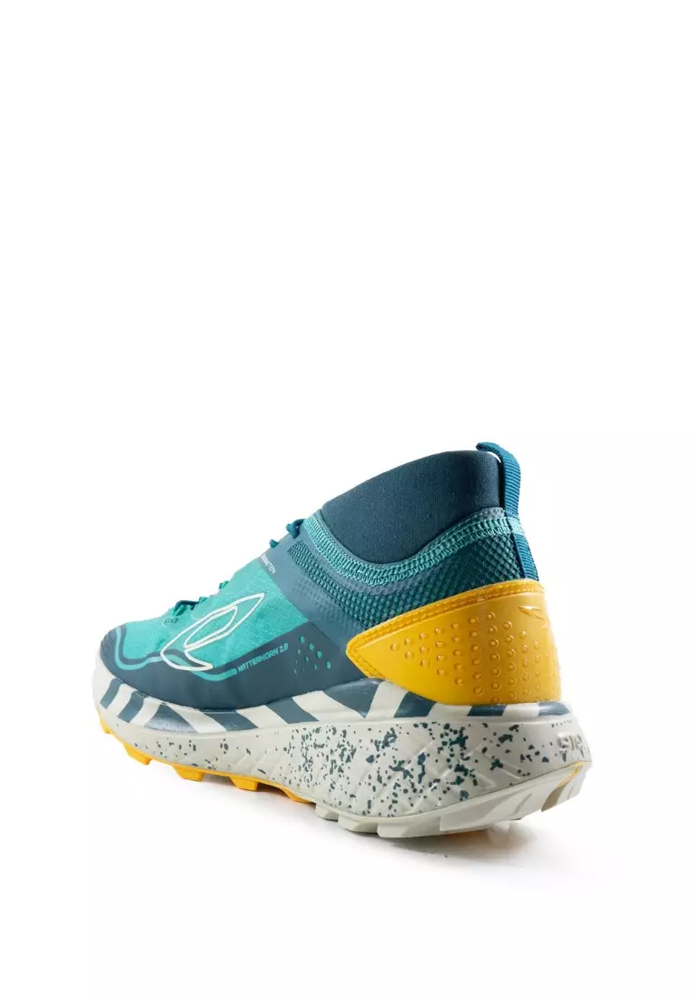 910 Nineten Sepatu Trail Running YUZA MATTERHORN 2.0 - TEAL/KUNING