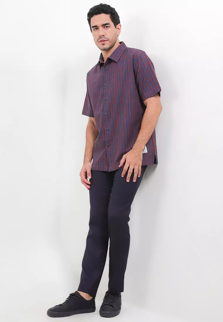 Bay Vertical Stripe Pattern Shirt