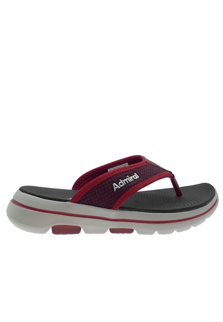 MIDZONE Men Casual Comfortable Sandals - GGASD957BMR Black Marron Red