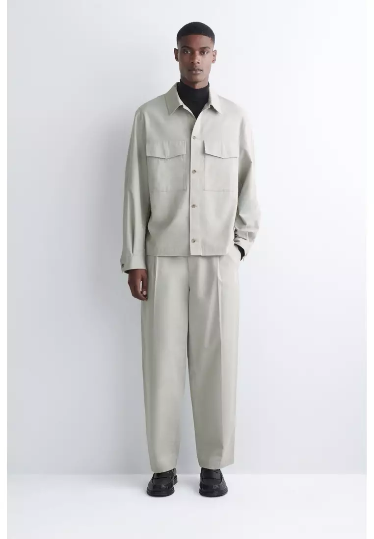 RELAXED COTTON OVERSHIRT