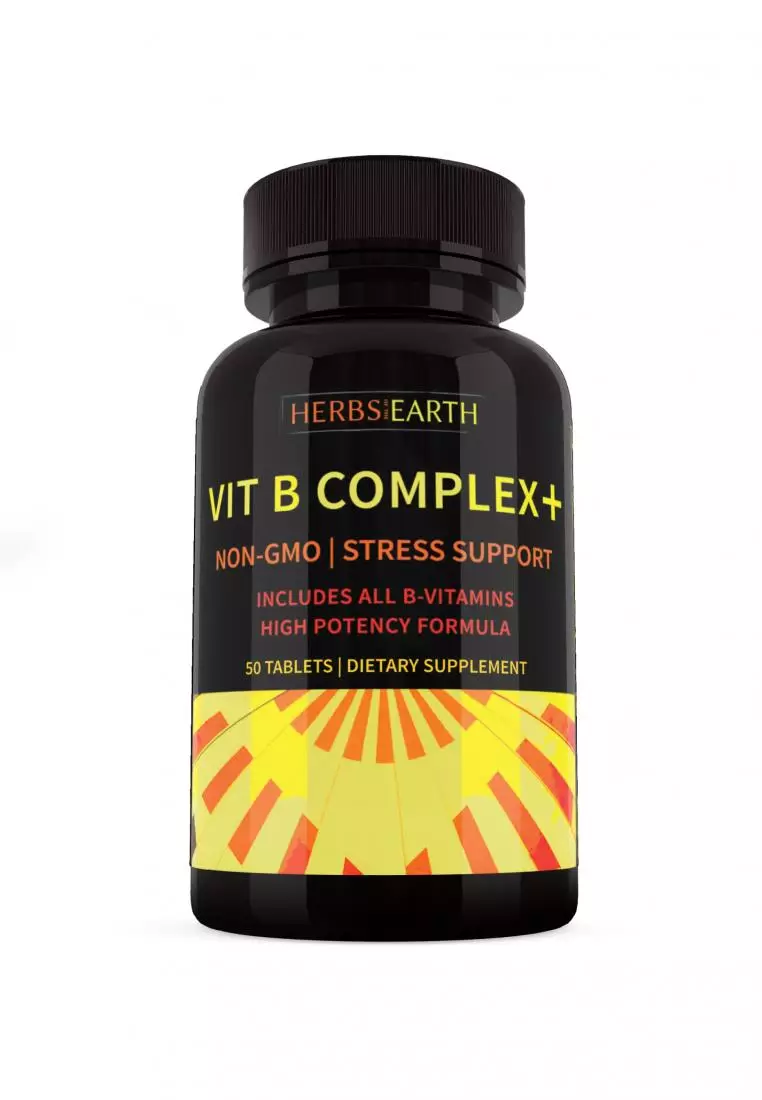 Buy Herbs of the Earth Vitamin B Complex Immune Booster Flu Fighter 50