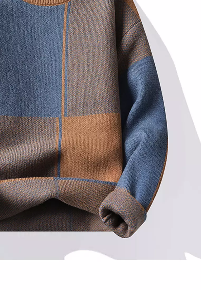 Color Matching Knit Sweater AY-my6812