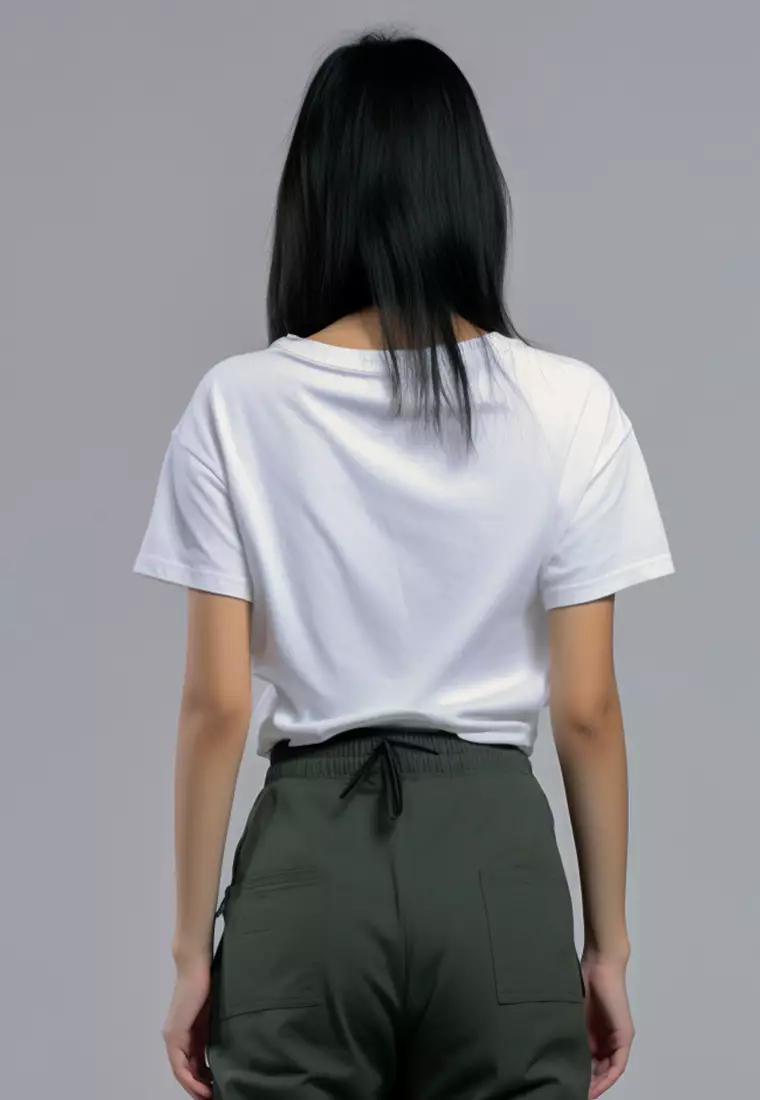 LT980U s-s Lds Crop Angel-b wh