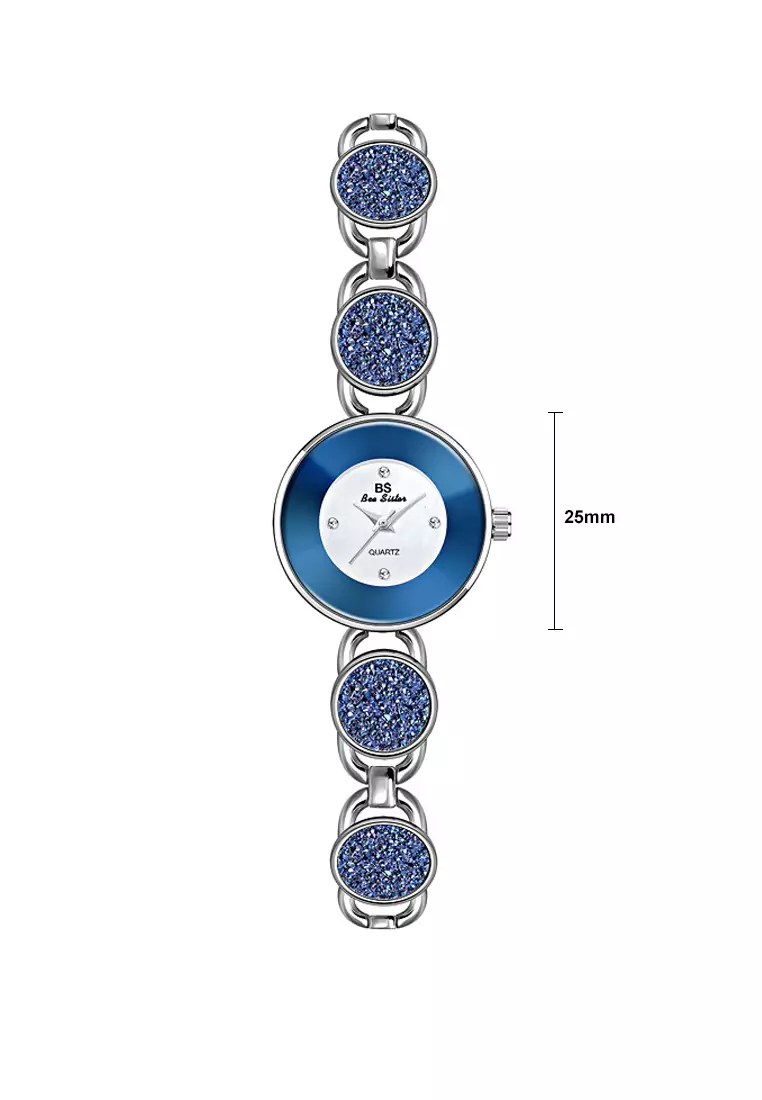 Blue sister quartz watch hot sale