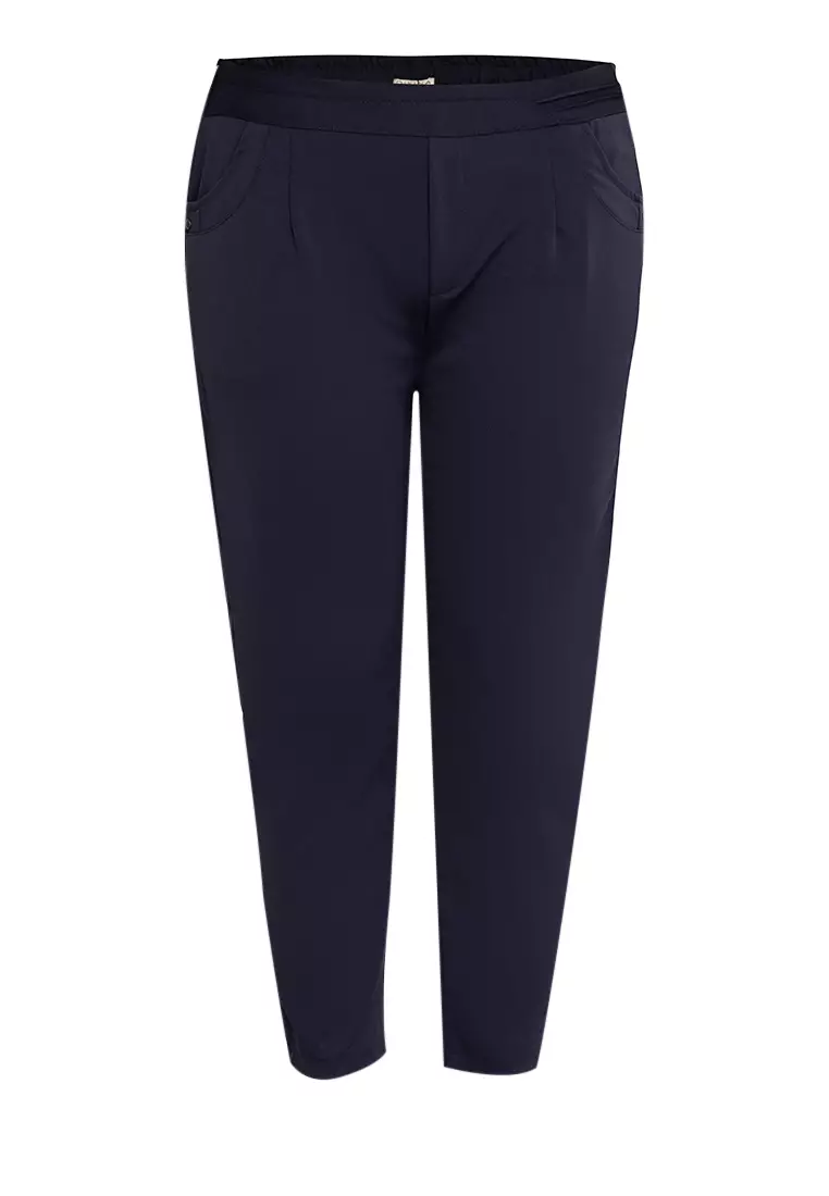 Buy Divina Divina Plus Size Cotton Semi Stretch Pants 2024 Online