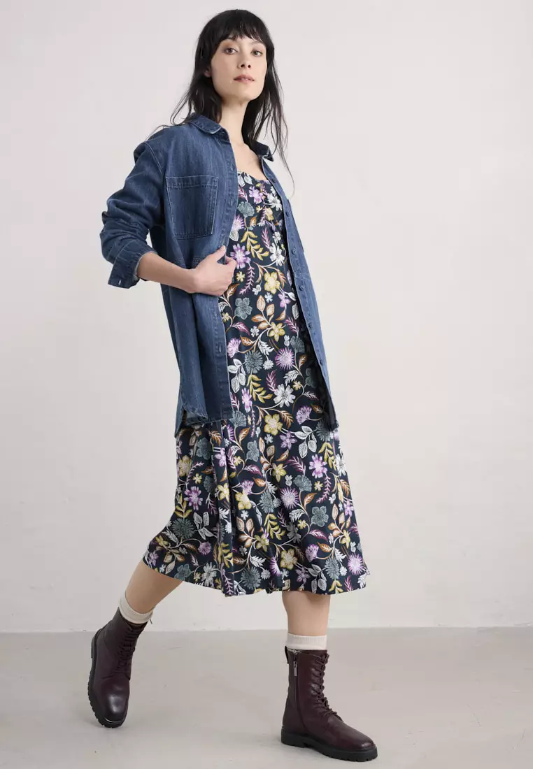 Seasalt Cornwall Multi 3/4 Secret Cove Dress