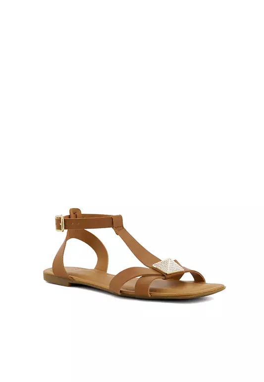 Lyle Pyramid Trim Sandal Tan