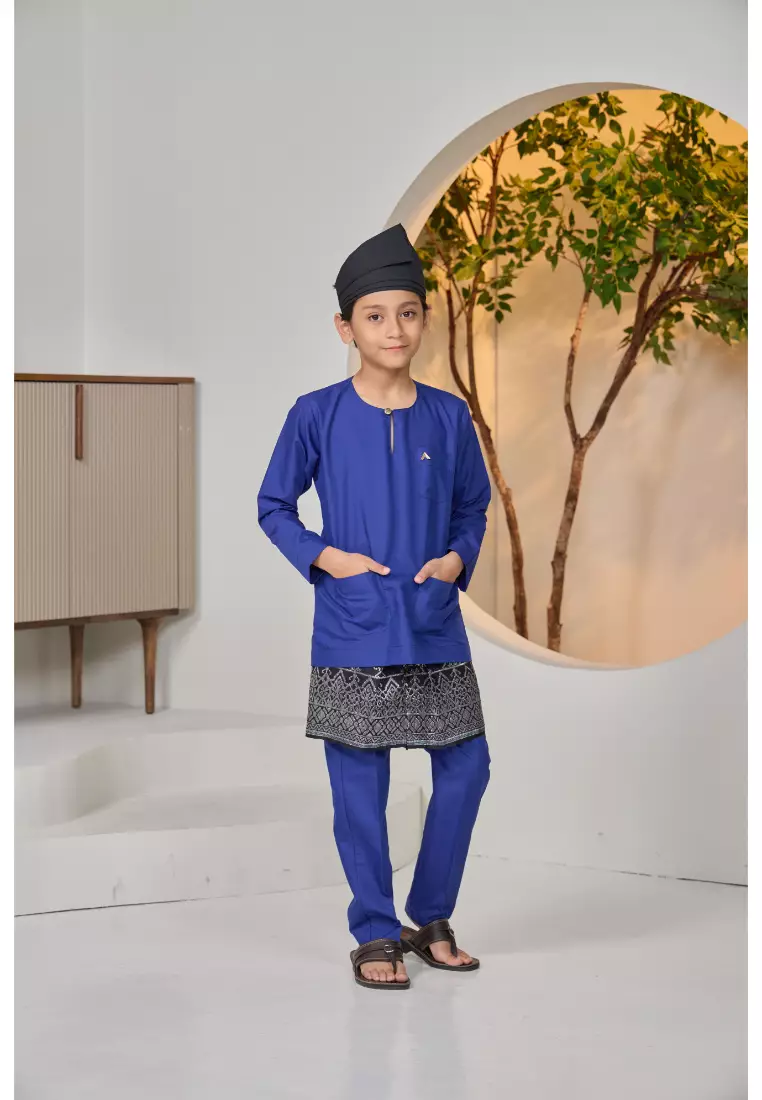 Baju Melayu Moden Teluk Belanga For Kids