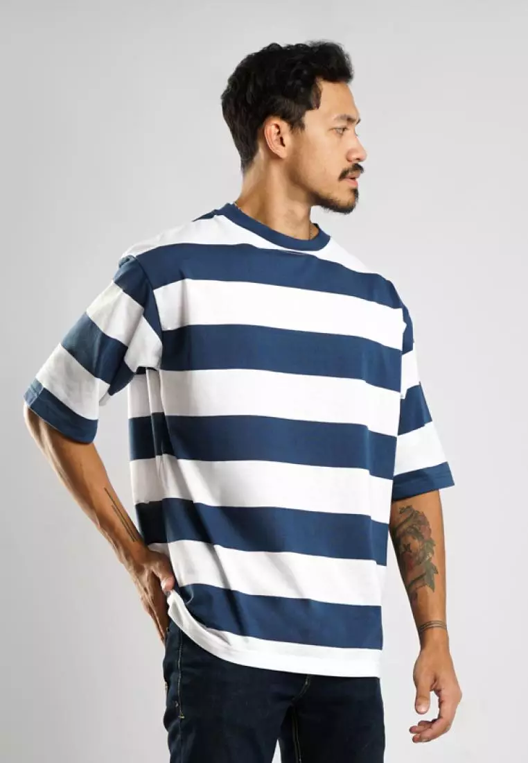 MATSUDA Kaos Oversize 20s Stripe Heavyweight Maebashi