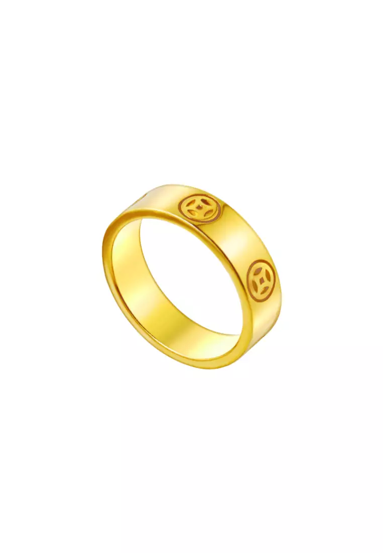 TOMEI【福在眼前】Blissful Ring, Yellow Gold 916