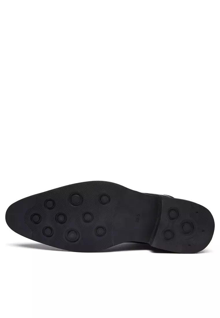 Glossy Leather Cap Toe Oxford Shoes KB22KB05-2