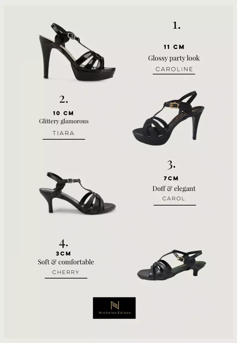 Nicholas Edison Heel Cherry Mocca