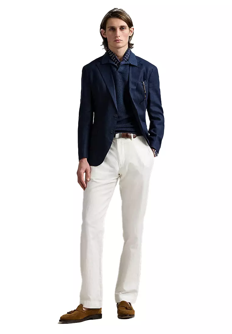 Mesh-Knit Linen Short-Sleeve Sweater