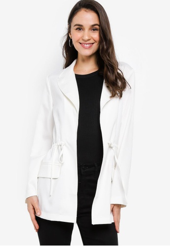 Buy Zalora Casual Blazer With Pull String Online On Zalora Singapore