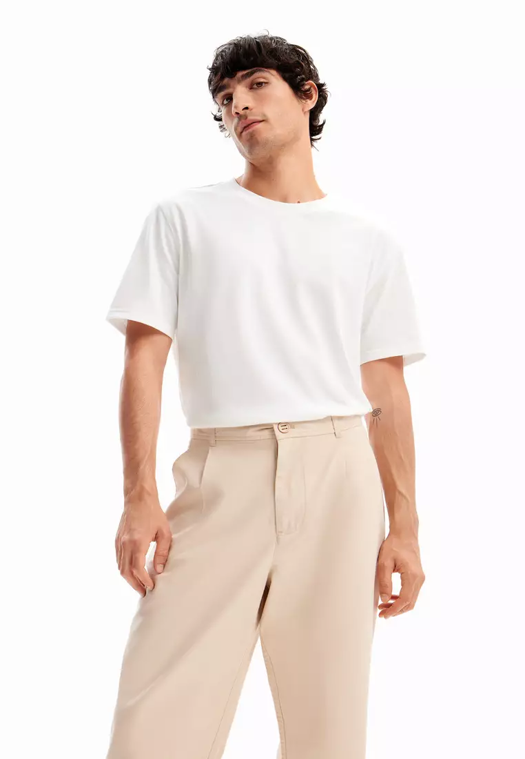 Tapered chino trousers