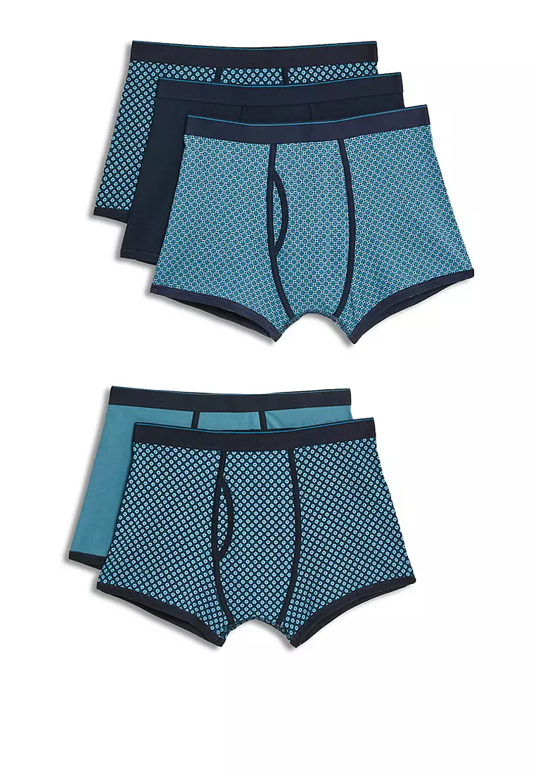 Jual Marks & Spencer 5pk Cotton Rich Cool & Fresh™ Trunks Original 2025 ...