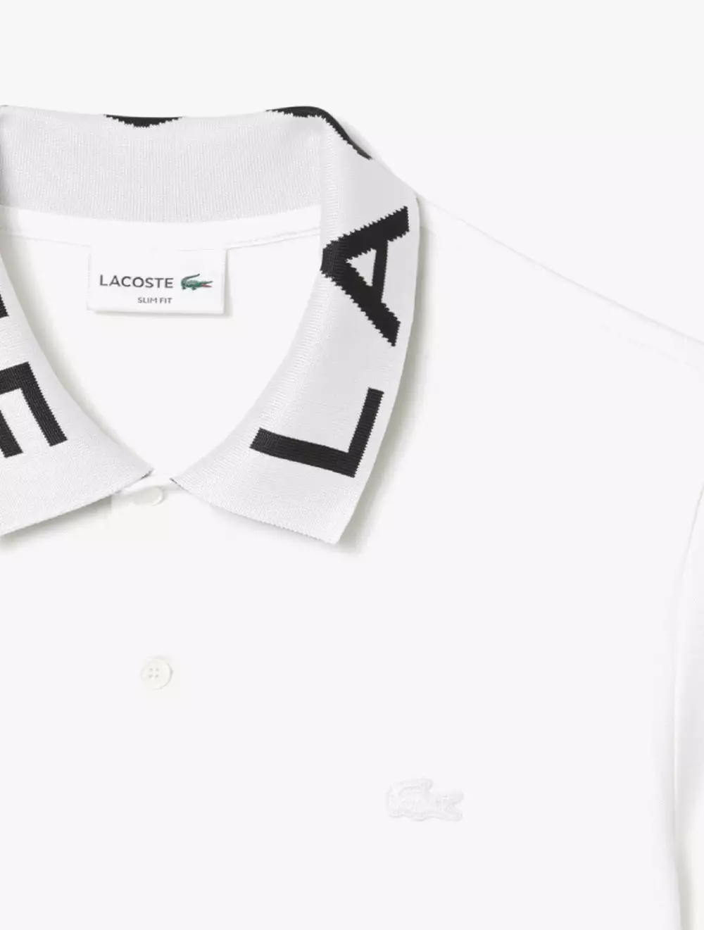 Slim Fit L.12.12 Petit Piqué Polo Shirt - White