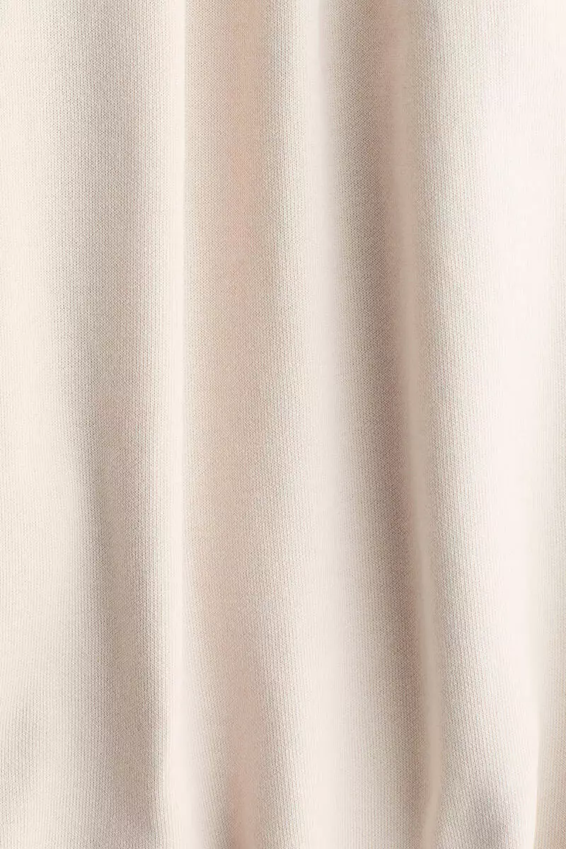 Wide interlock joggers