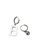 LYCKA silver LPP5022 S925 Silver Classy "B" Letter Drop Earrings 4A2DDAC1E44207GS_1