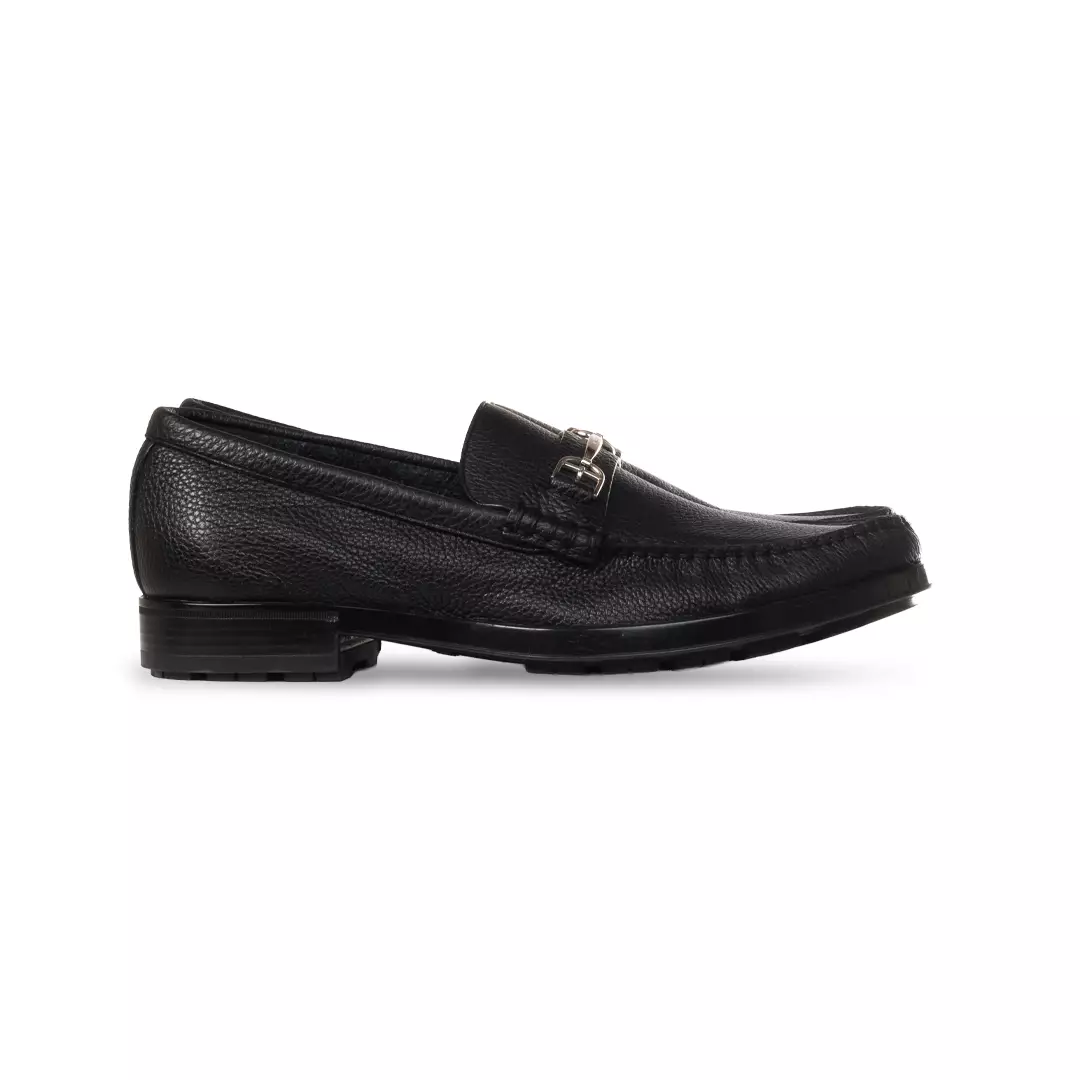 Bally Simpler-U Grained Leather Loafers - Black