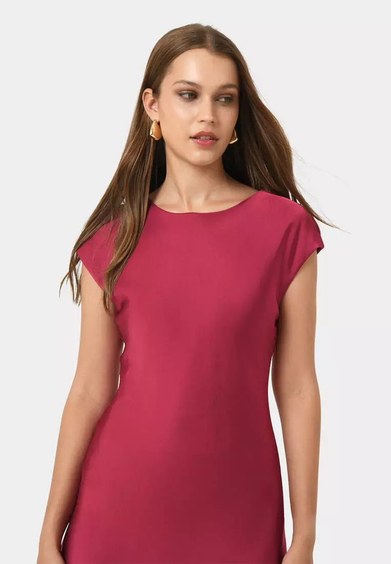 Dulce Satin Midi Dress