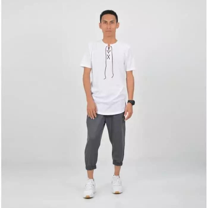 OKECHUKU Bahri Celana Jogger Sirwal Joger Celana 3/4 Skinny Slimfit Pangsi Joger