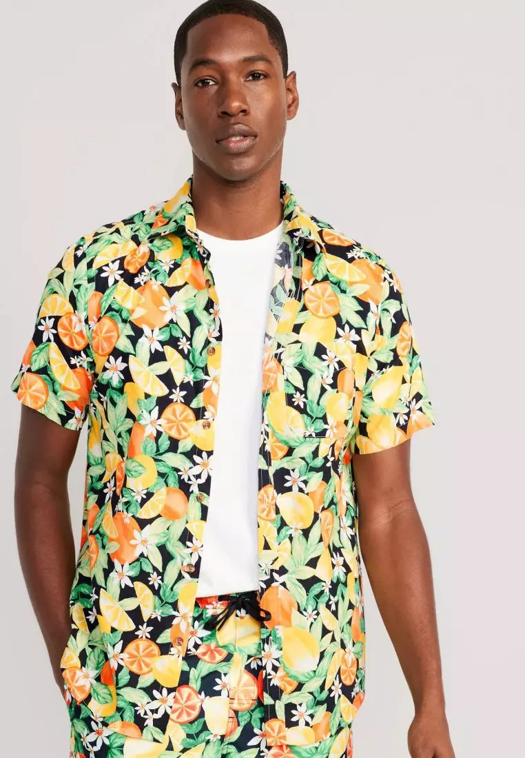 Old navy men's short sleeve shirts sale