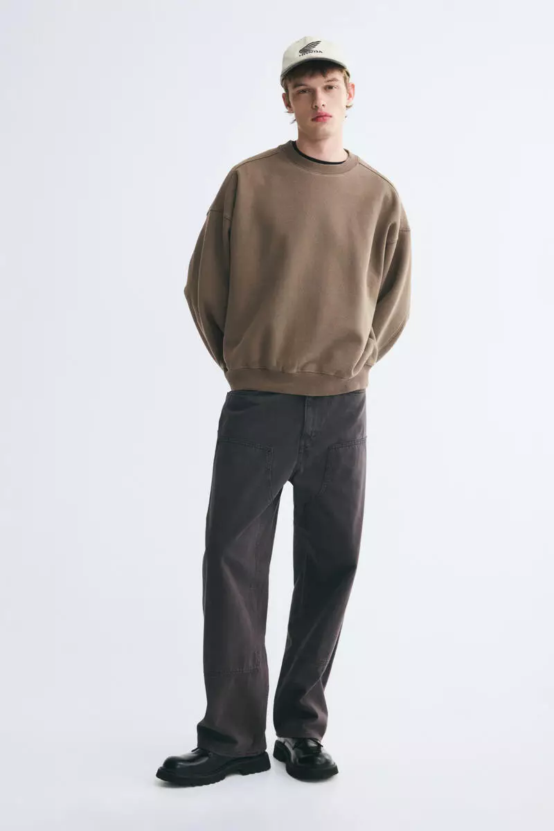 Oversized Fit Cotton sweatshirt