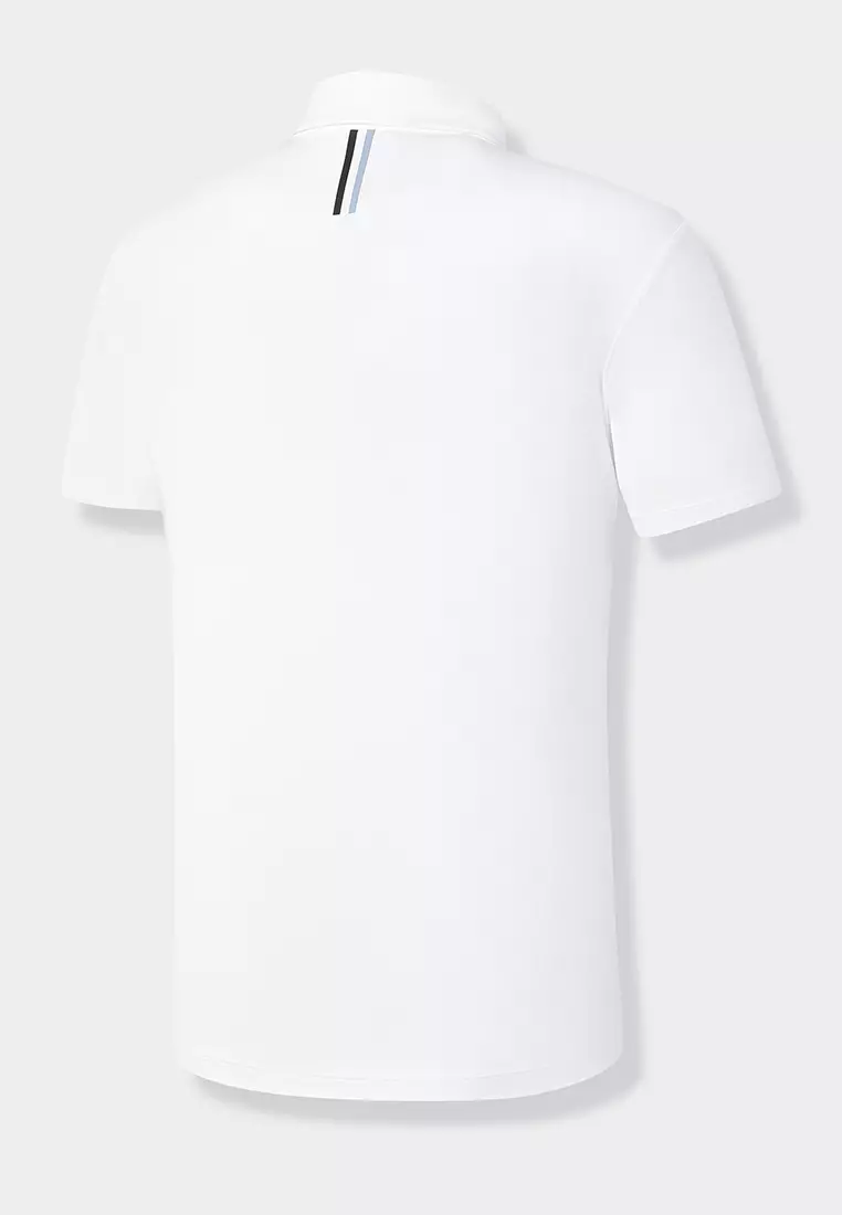 FILA CORE ATHLETICS GOLF STATELY FLORAL Men Polo T-shirt (Black / Light Khaki / White)