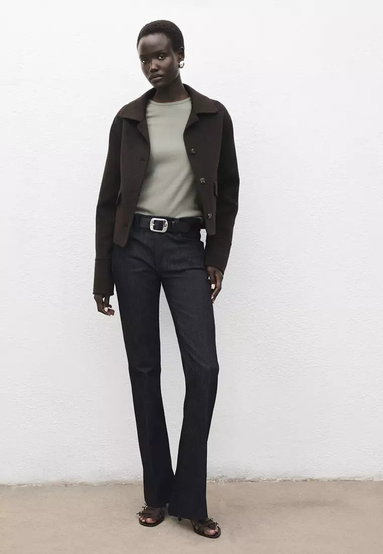 Ribbed Long-Sleeved T-Shirt