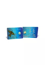 999.9/24K Pure Gold - Wau / Design F (0.1g)